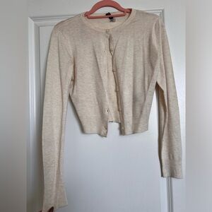 H&M cream knit sweater